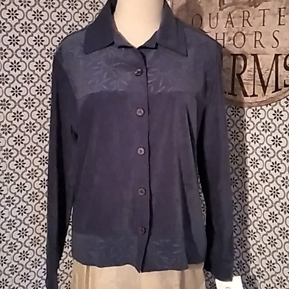 Vintage 1980s Peter Popovitch shirt blouse 👚 small nwt